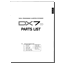 Yamaha DX7s Parts List